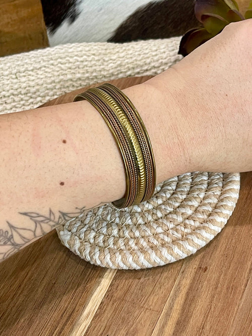 Vintage Handmade Copper Cuff