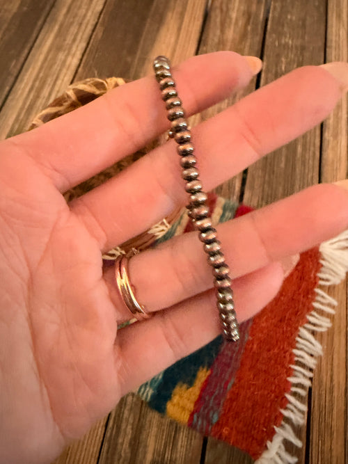 Handcrafted Copper Beaded Stretch Bracelet