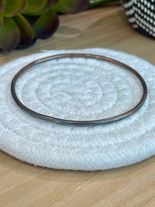 Vintage Handmade Copper Bangle Bracelet