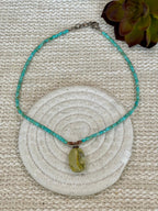Vintage Old Pawn Turquoise and Sterling Silver Necklace