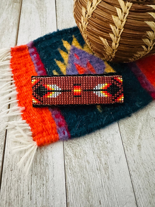 Handcrafted Handmade Beaded Barrette