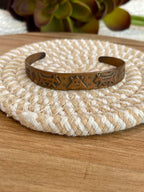 Vintage Handmade Copper Cuff