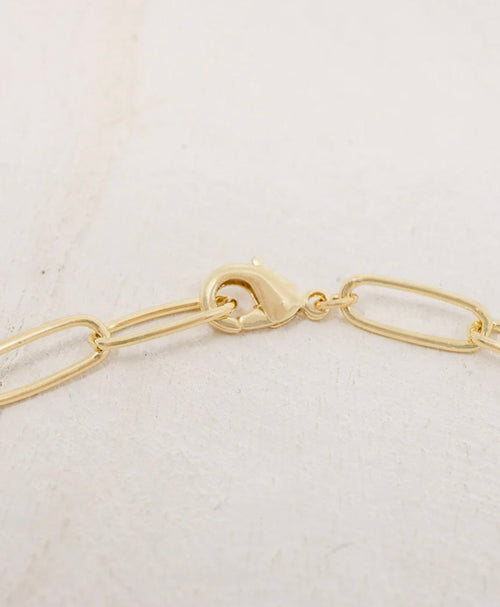 Blue Sky Gold Plated Charm Necklace