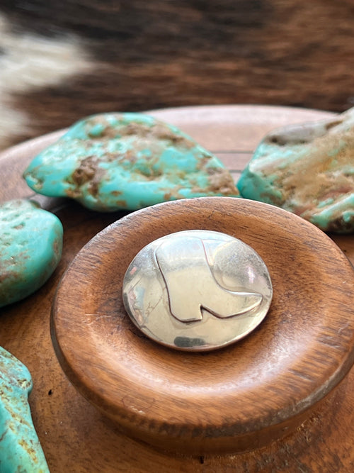 Sterling Silver Cowboy Boot Concho Slide