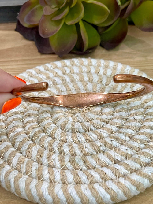 Vintage Handmade Copper Cuff