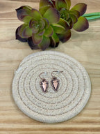 Vintage Handmade Copper Dangle Earrings