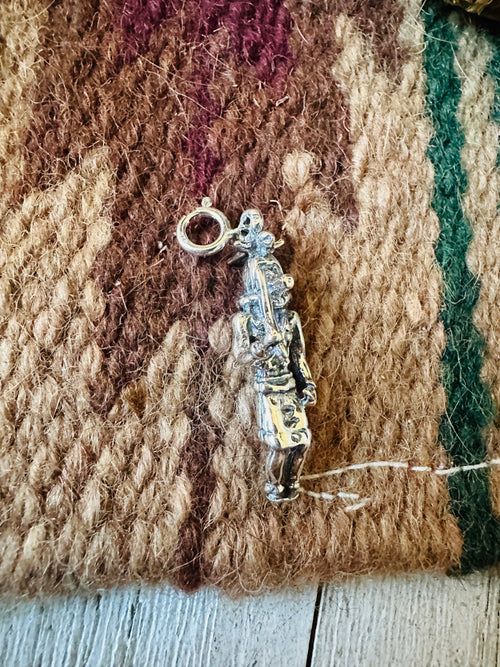 Handcrafted Sterling Silver Mini Kokopelli Charm