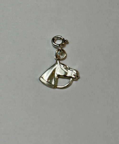 Sterling Silver Horse Head Charm