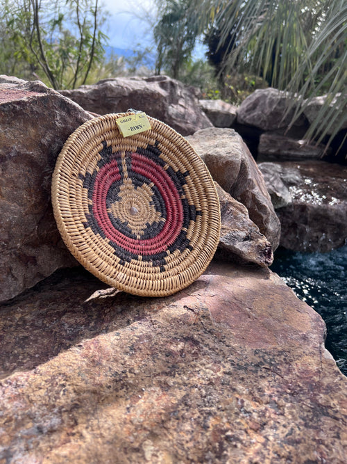 Old Pawn Handcrafted Woven Basket #9