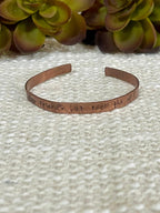 Vintage Handmade Copper Cuff