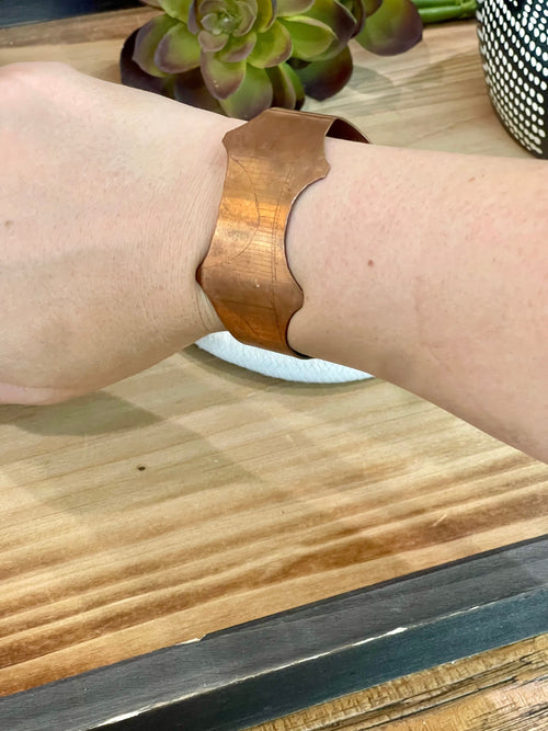 Vintage Handmade Copper Cuff