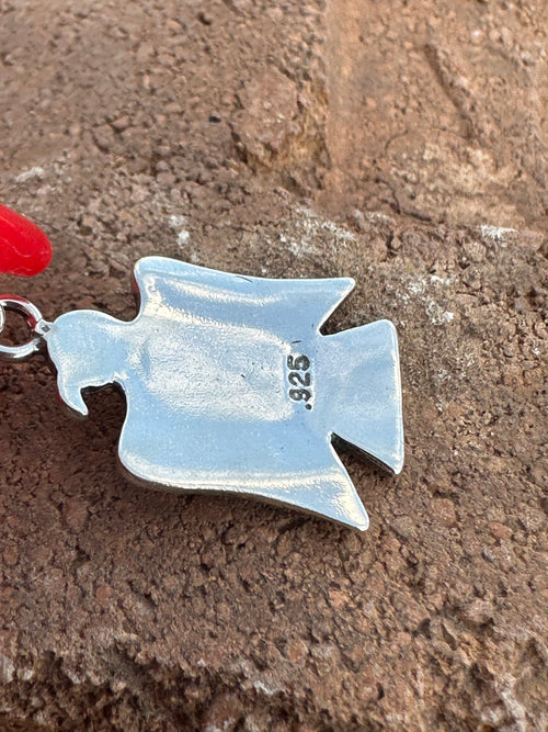 Handcrafted Sterling Silver Thunderbird Charm