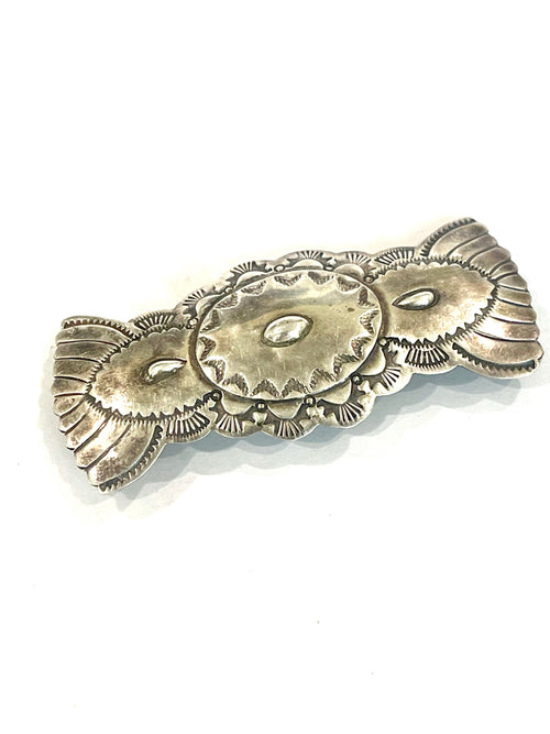Old Pawn Vintage Sterling Hair Barrette
