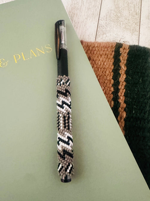 Navajo Made Muticolor Beaded Pen