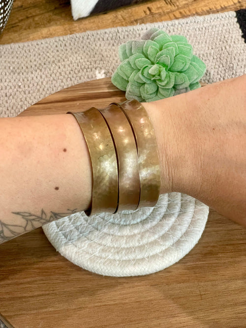 Vintage Handmade Copper Cuff