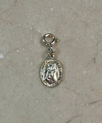 Sterling Silver Saint Christopher Protect Us Charm