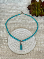 Vintage Old Pawn Turquoise and Sterling Silver Necklace