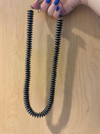 Handmade Sterling Silver 12mm Beaded Saucer Necklace 24” By Dan Dodson