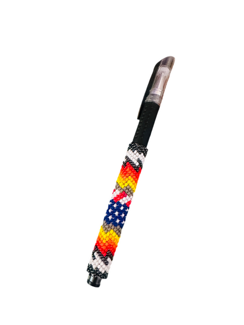 Handcrafted Muticolor Beaded Pen