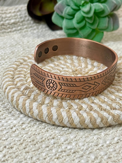 Vintage Handmade Copper Cuff