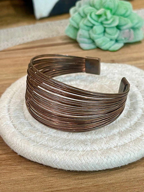 Vintage Handmade Copper Cuff