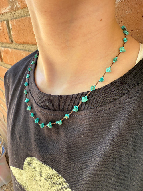 “The Golden Collection” Beaded Bliss Handmade Beaded Necklace 17” STYLE 2