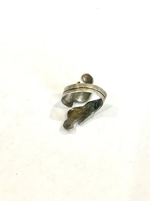 Old Pawn Vintage Sterling Silver Adjustable Ring