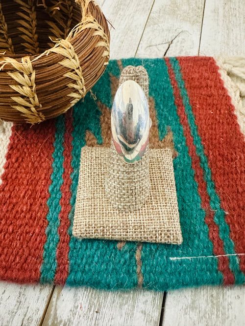 Handcrafted Old Pawn Sterling Silver Ring Size 5.5