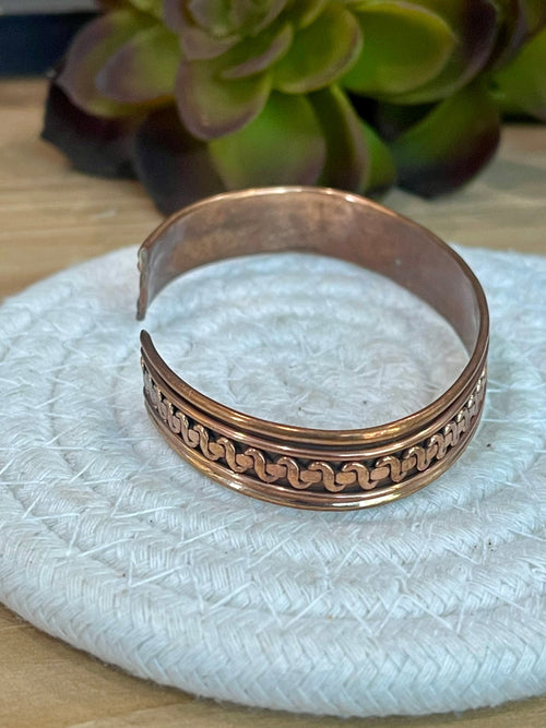 Vintage Handmade Copper Cuff