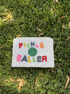 Handmade Beaded “Pickle Baller” Coin Purse