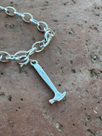 Handcrafted Sterling Silver Hammer Charm