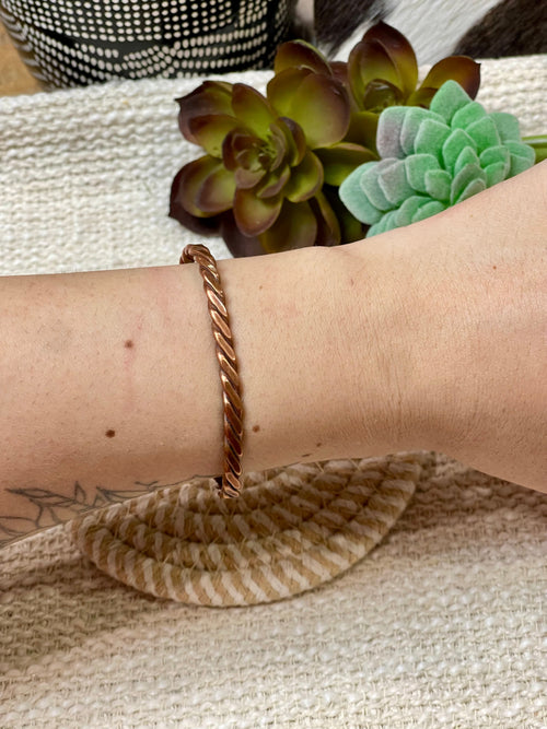 Vintage Handmade Copper Cuff