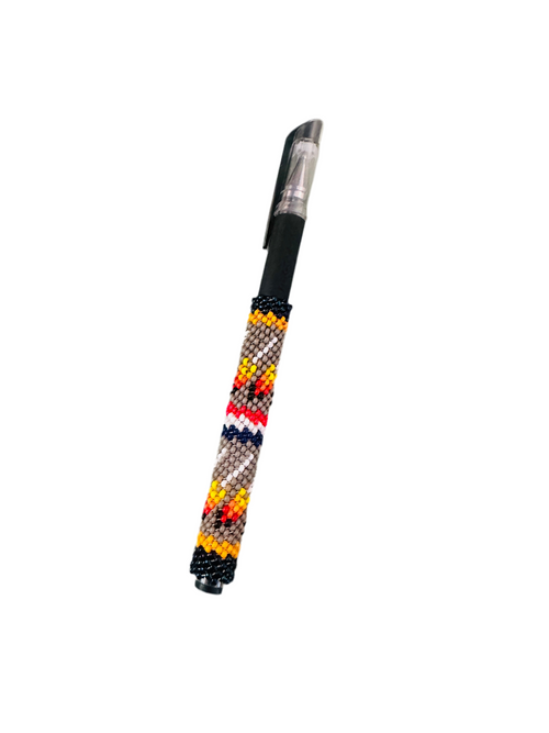 Handcrafted Muticolor Beaded Pen