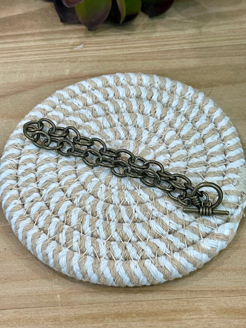 Vintage Handmade Copper Chain Bracelet