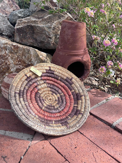 Old Pawn Handcrafted Woven Basket #12