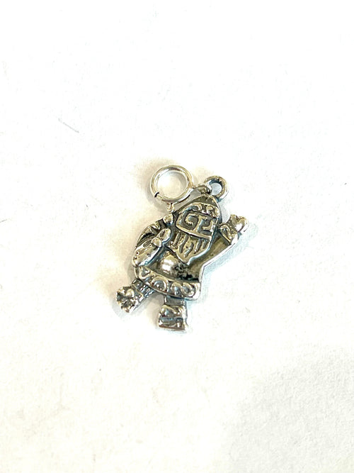 Handcrafted Sterling Silver CHRISTMAS SANTA Charm