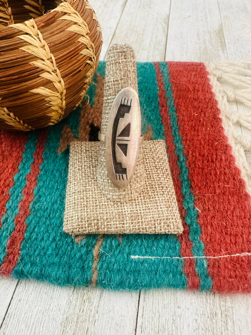 Handcrafted Old Pawn Sterling Silver Overlay Ring size 9