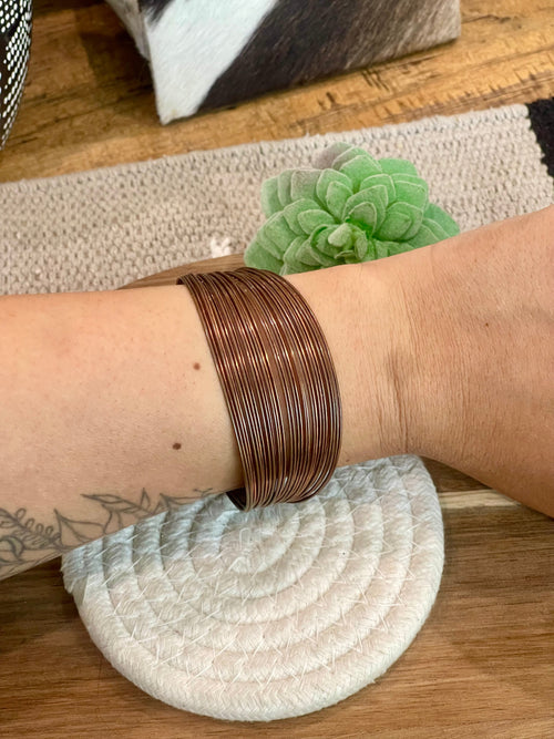 Vintage Handmade Copper Cuff