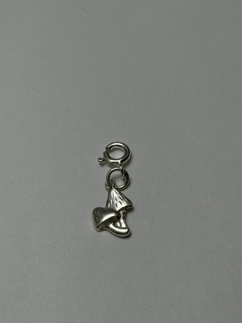 Sterling Silver Mushrooms Charm