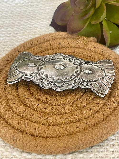 Old Pawn Vintage Sterling Hair Barrette