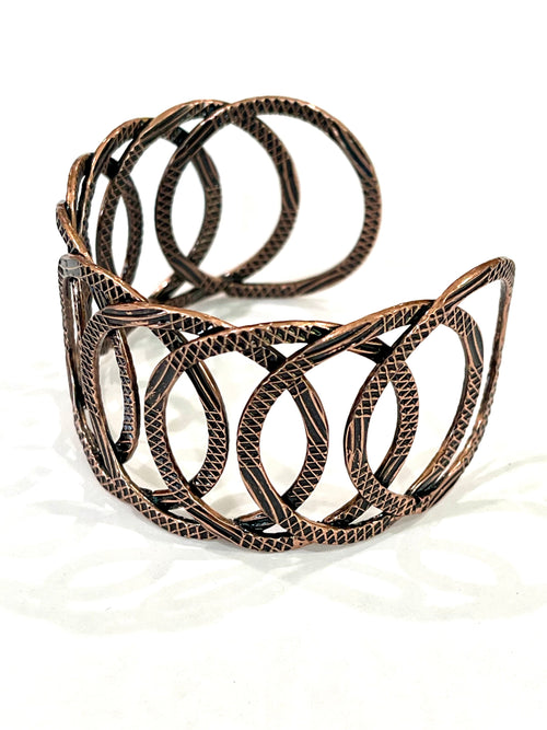 Vintage Handmade Copper Cuff