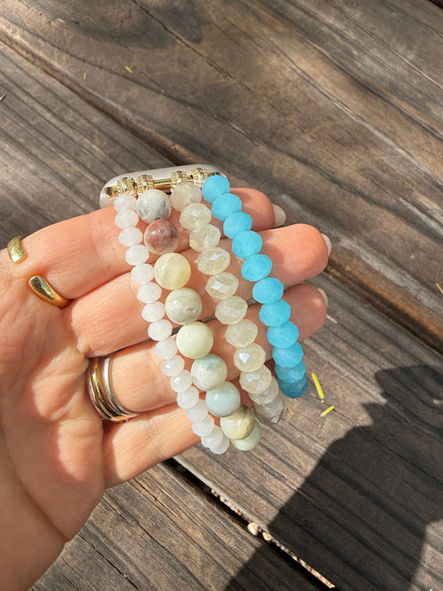 “The Golden Collection” Beaded Watch Band