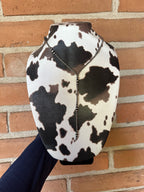 Nizhoni Handmade Pearl Sterling Silver Beaded Lariat Necklace