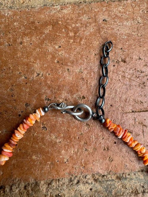 Handcrafted Spiny Oyster 24” Beaded Necklace