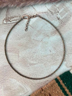Handmade Copper Beaded 3MM Necklace