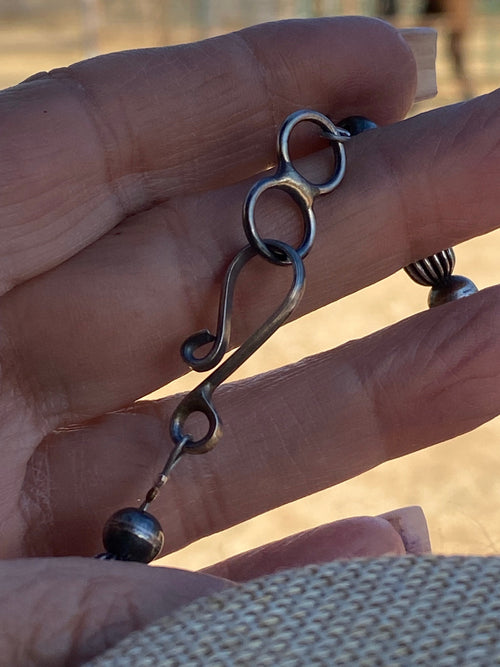 Custom 6mm Navajo Pearl Style 70 inch beads