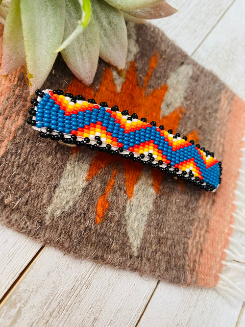 Handcrafted Handmade Beaded Barrette