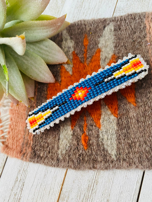 Handcrafted Handmade Beaded Barrette