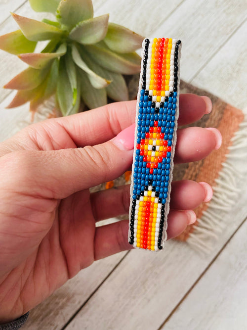 Handcrafted Handmade Beaded Barrette
