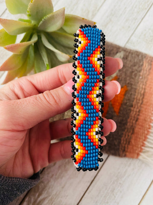 Handcrafted Handmade Beaded Barrette
